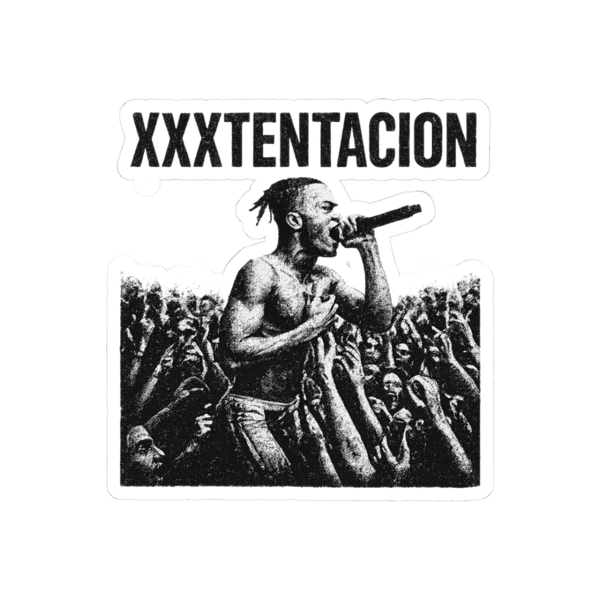 XXXTentacion American Music Bold Patriotic Sticker