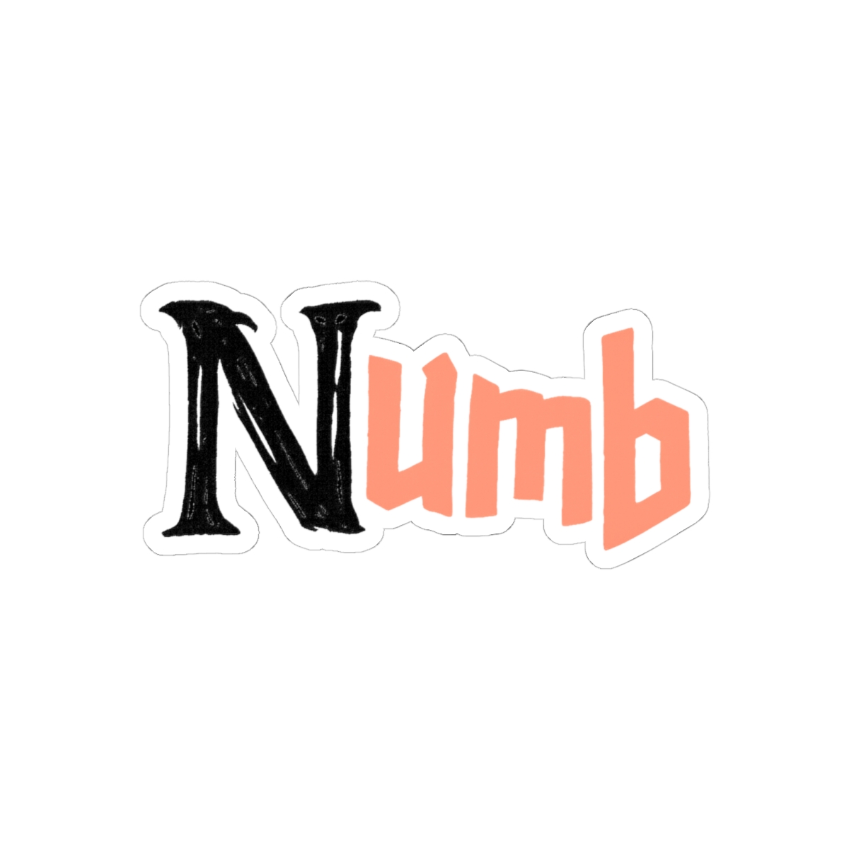 XXXTentacion Numb Bold Vinyl Sticker Decal