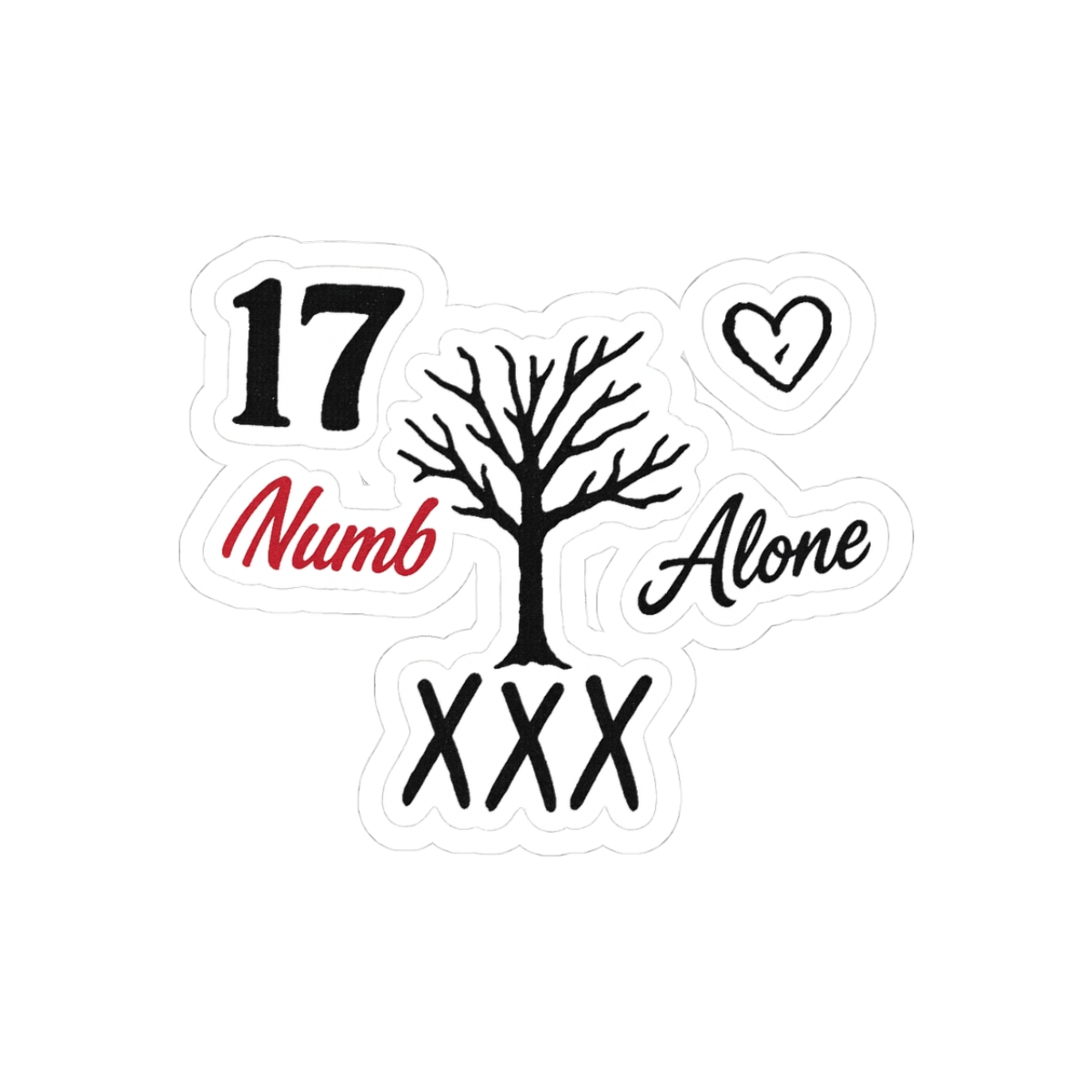 RIP X Funny Sticker