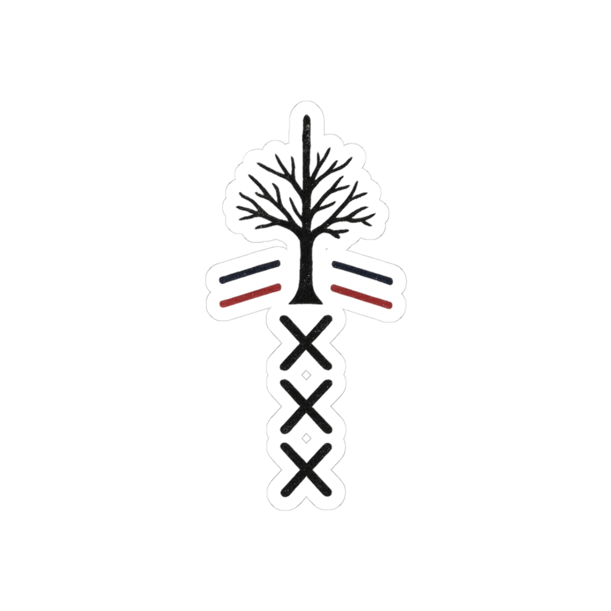 XXXTentacion Tree Tattoo Sticker