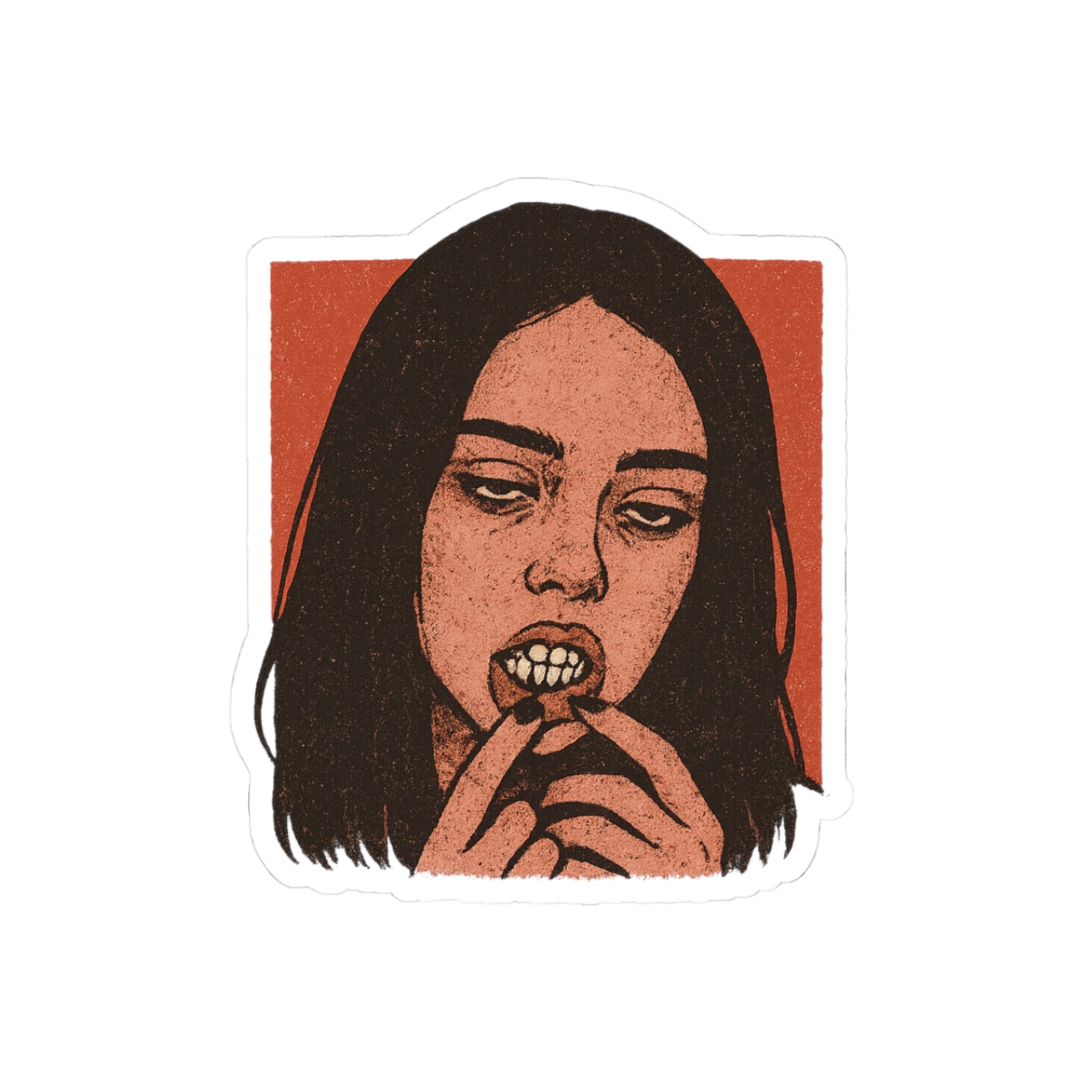XXXTentacion Iconic Teeth Grill Sticker