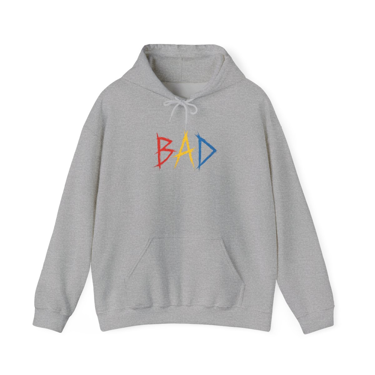 Bad Logo Colorblock Black Rainbow Hoodie