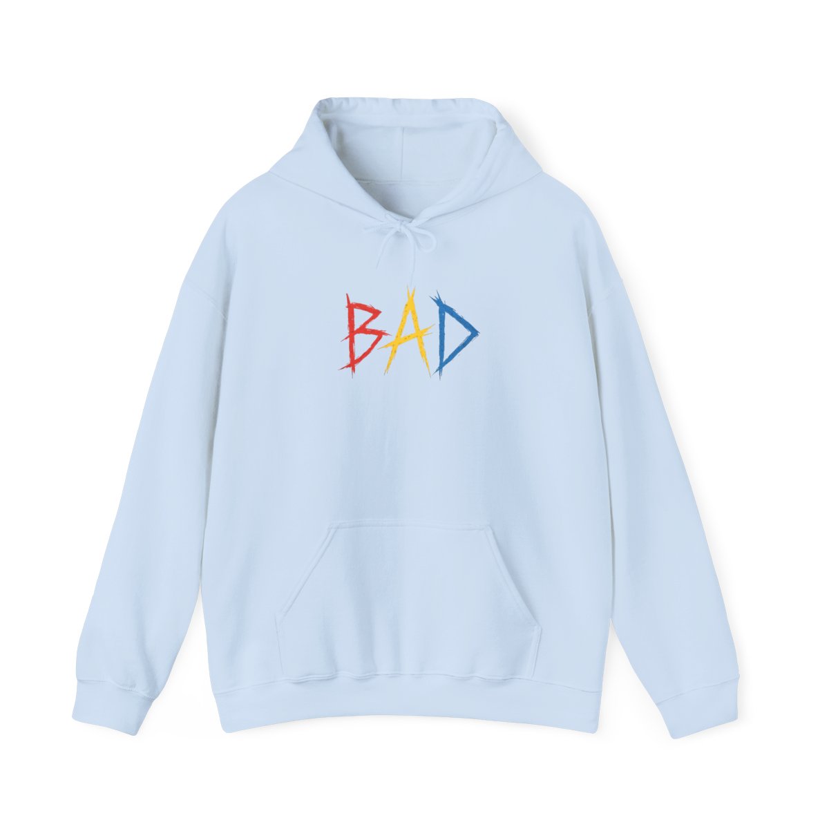 Bad Logo Colorblock Black Rainbow Hoodie
