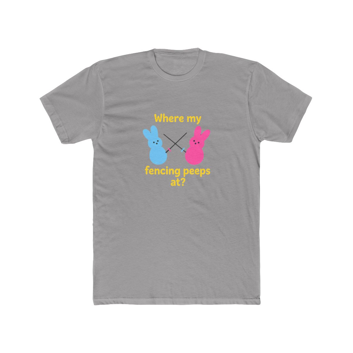 Fencing Peeps Sword Duel Funny T Shirt