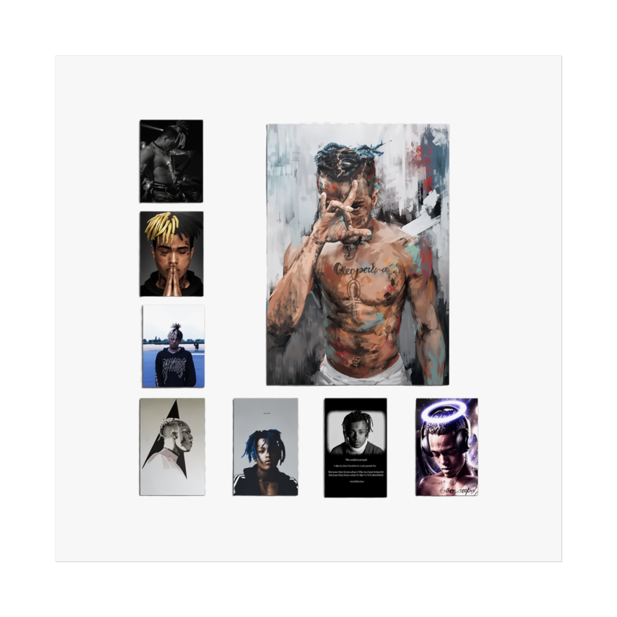 XXXTentacion Rap Icon Hip Hop Poster