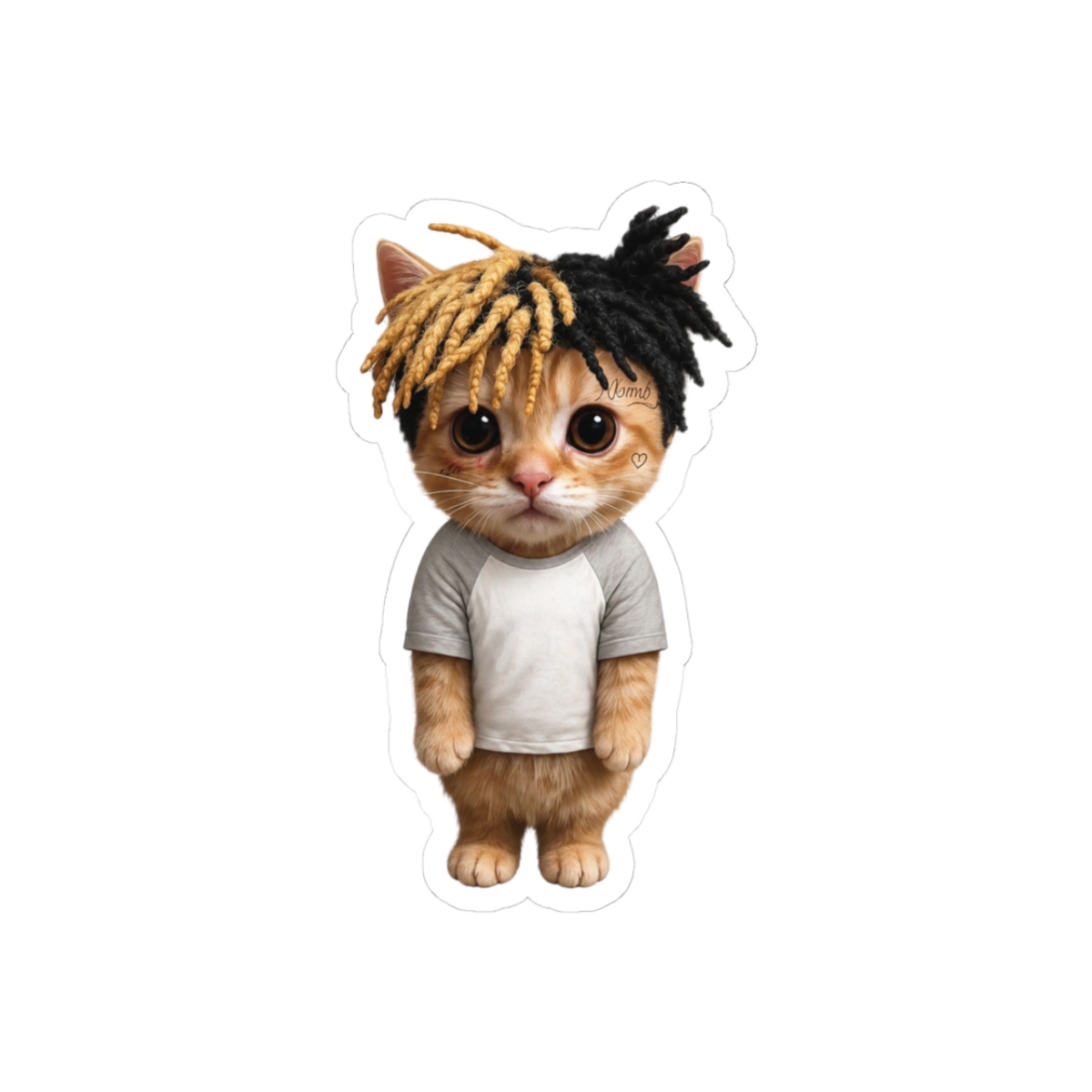 XXXTentacion Kitty Sticker
