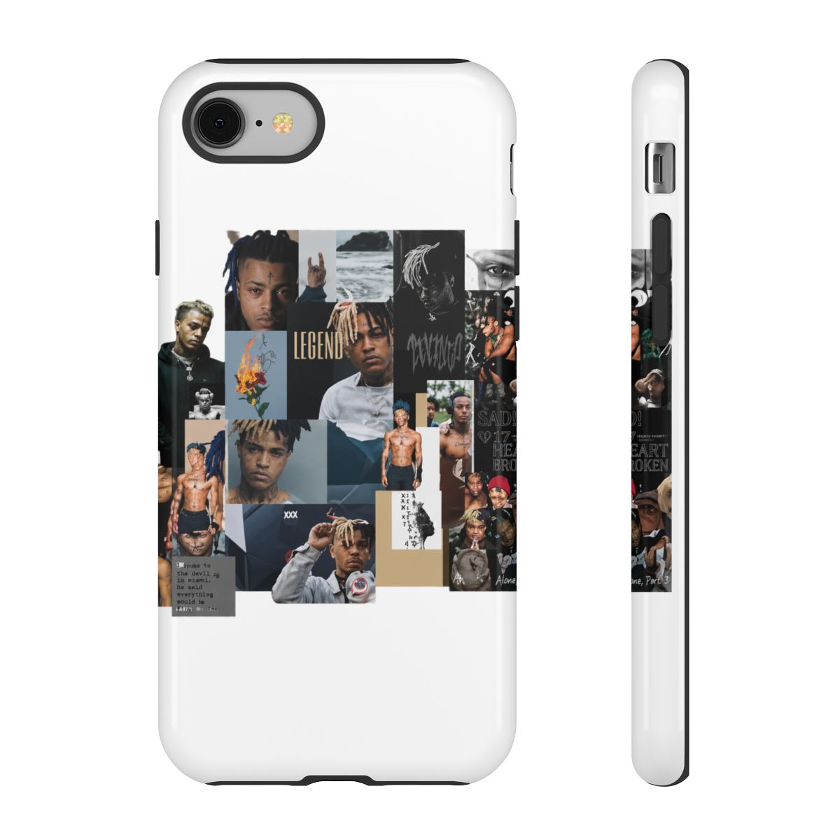 XXXTentacion Phone Case Rapper Sad Cover for iPhone 17e, 17Pro, 16, 15, 14, 13, 12, Samsung S26, S25, S24, A17, A57, Pixel 10, 9