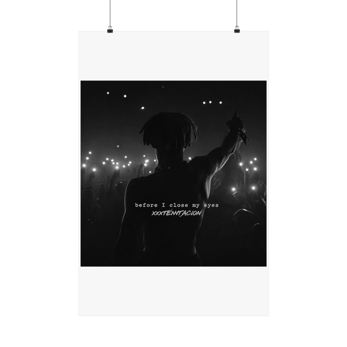 Raw Hip-Hop Album Art Poster | Brooding Aesthetic Wall Art Print
