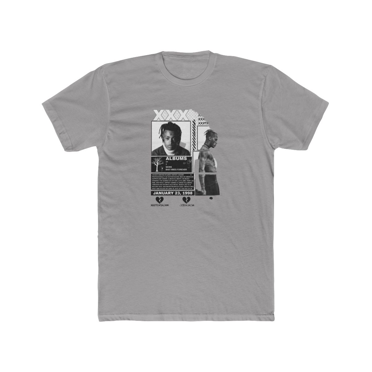 XXXTENTACION Heart Albums January 23 1998 T-Shirt