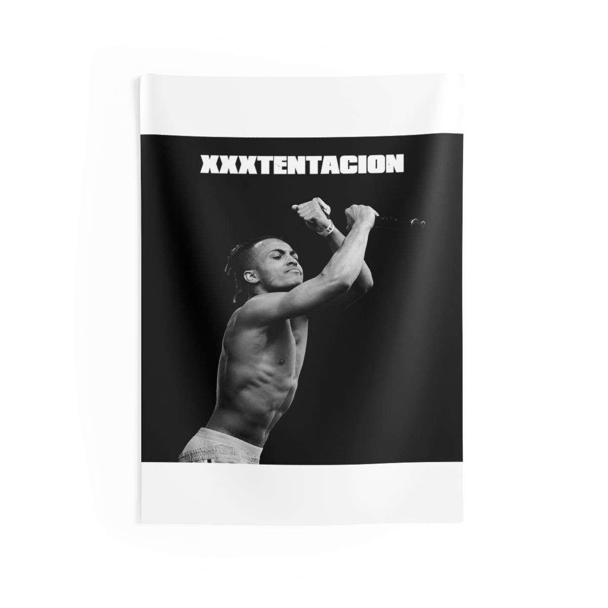 XXXTentacions 17 Rapper Anime Tapestry Hippie Flower Wall Carpets Dorm Decor Wall Hanging Home Decor