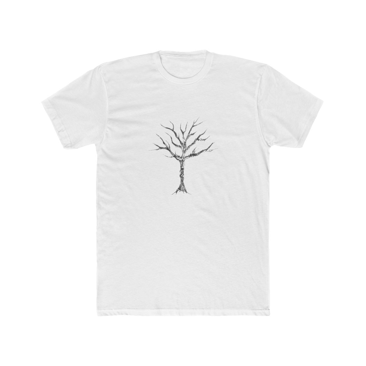 Minimalist Tree Silhouette T Shirt - Nature Lover Gift