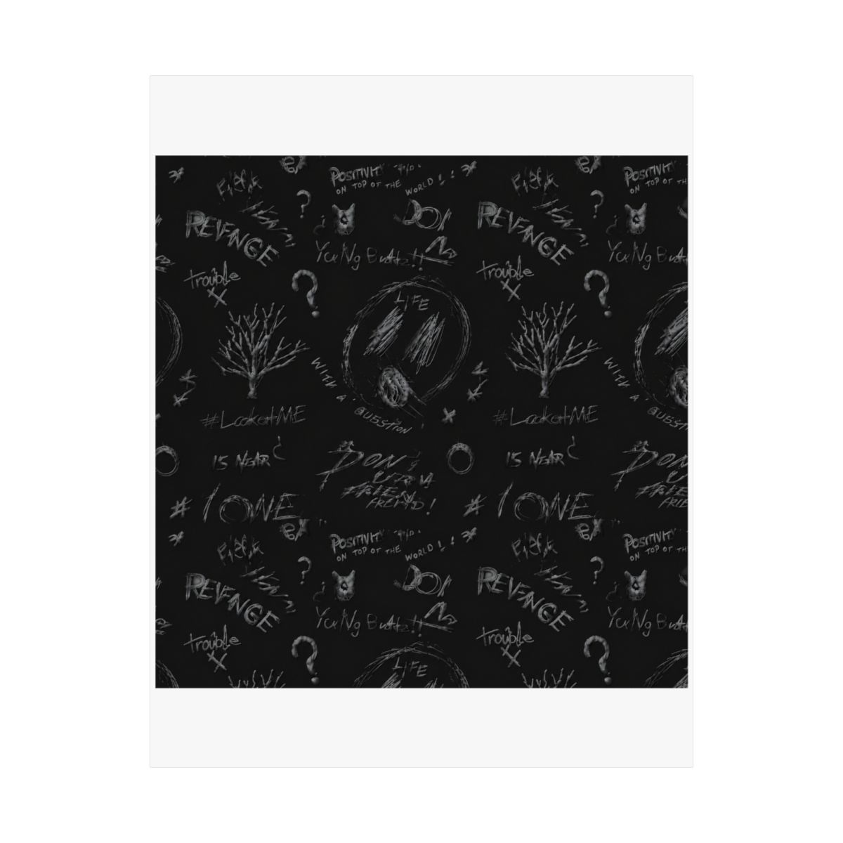 Sketch Black Print